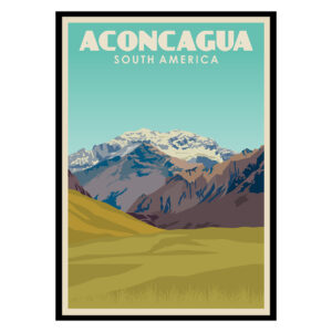 Aconcagua Mountain Poster