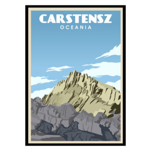 Carstensz Pyramid Mountain Poster