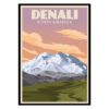 Denali Mountain USA Poster