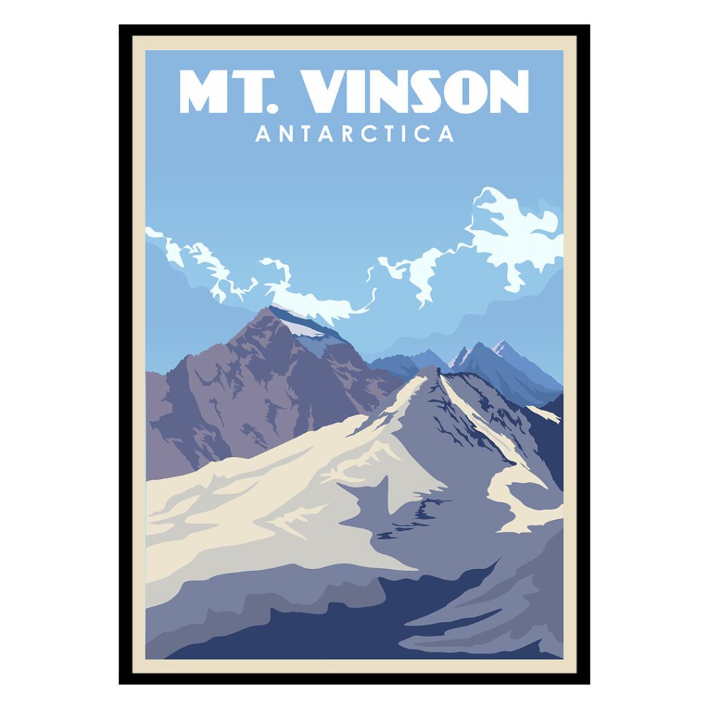 Seven Summits Mountain Poster | Buy Posters & Art Prints at ...