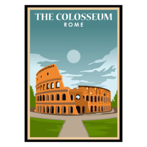 Colosseum Rome Italy Poster