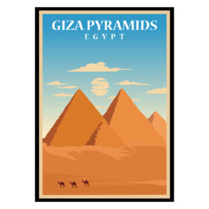 The Great Pyramids Giza Poster