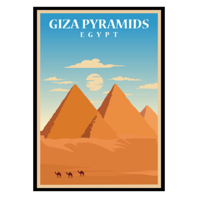 The Great Pyramids Giza Poster