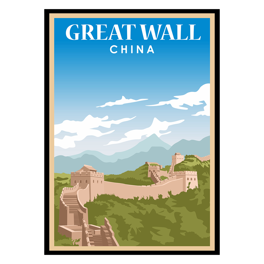 Great Wall of China Poster Buy Posters  Art Prints at
