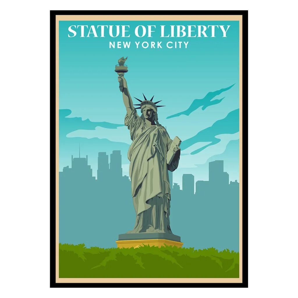 Statue of Liberty New York USA Poster | Buy Posters & Art Prints at ...