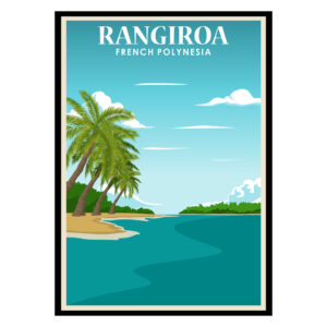 Rangiroa French Polynesia Poster