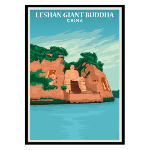 Leshan Giant Buddha China Poster