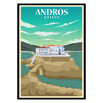 Andros Cyclades Greece Poster