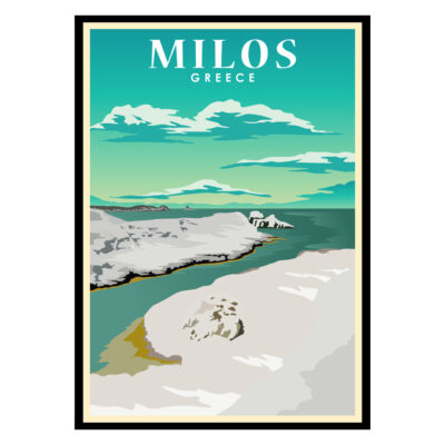 Milos Cyclades Greece Poster