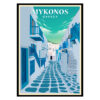 Mykonos Cyclades Greece Poster