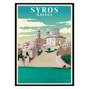 Syros Cyclades Greece Poster