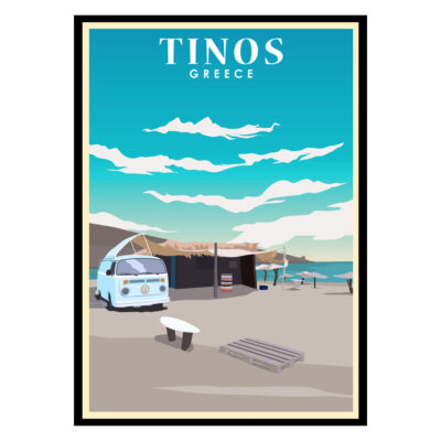 Tinos Cyclades Greece Poster