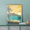 Waikiki Hawaii Poster - Image 2