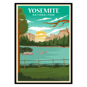 Yosemite National Park USA Poster