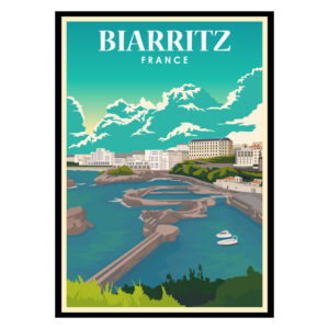 Biarritz France Poster