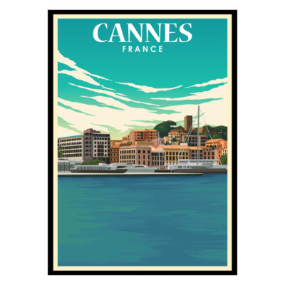 Cannes France Poster | Buy Posters & Art Prints at Posternature.com