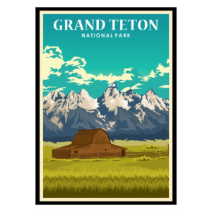 Grand Teton National Park USA Poster