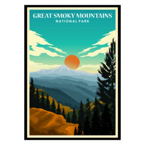 Great Smoky Mountains National Park USA Poster