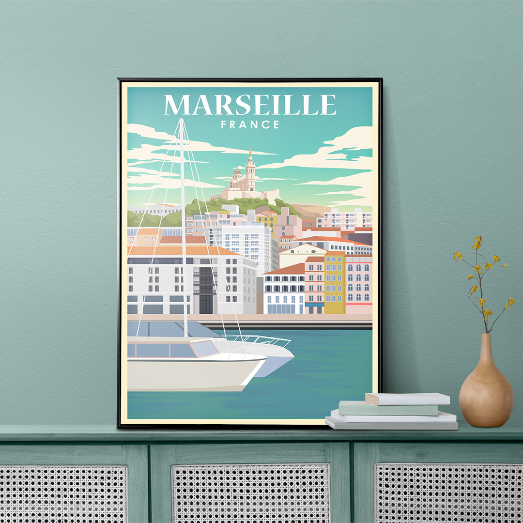 Poster Marseille - Le Poster Français