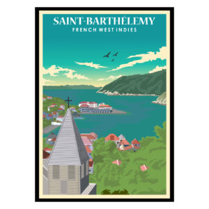 Saint Barthélemy French West Indies Poster
