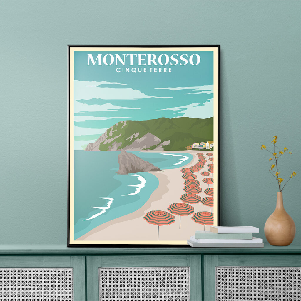 Monterosso al Mare Cinque Terre Poster | Buy Posters & Art Prints at ...