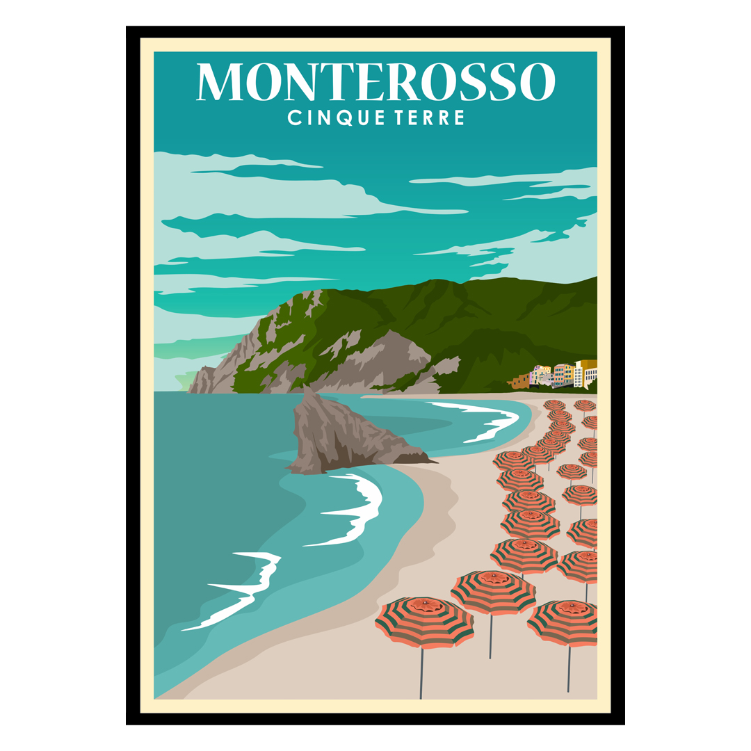 Monterosso al Mare Cinque Terre Poster