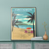 Saint Martin Beach French West Indies Poster - Image 2