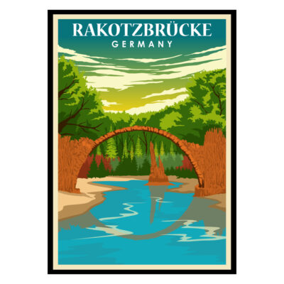 Rakotzbrücke Poster