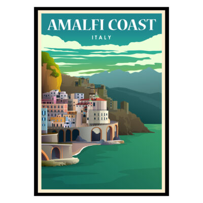 Amalfi Coast Italy Poster