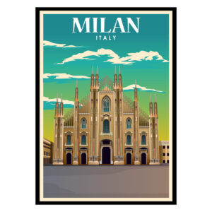 Milan Lombardy Italy Poster