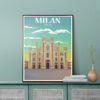 Milan Lombardy Italy Poster - Image 2
