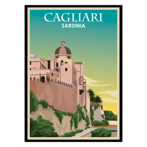Cagliari Sardinia Italy Poster