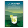 Caipirinha Cocktail Poster