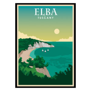 Elba Beach Tuscany Italy Poster