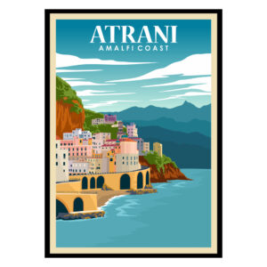 Atrani Amalfi Coast Italy Poster