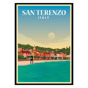 San Terenzo Liguria Italy Poster