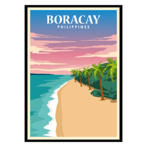 Boracay Puka Shell Beach Philippines Poster
