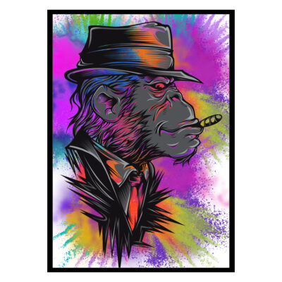 Monkey Animal Poster