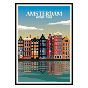 Amsterdam Netherlands Poster