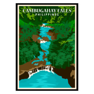 Cambugahay Falls, Siquijor Island Poster