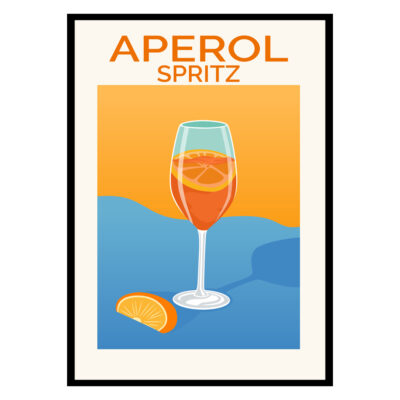 Aperol Spritz Italy Poster