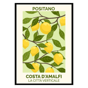 Positano Lemons Amalfi Coast Italy Poster
