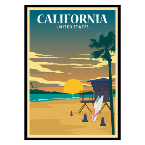 California USA Poster