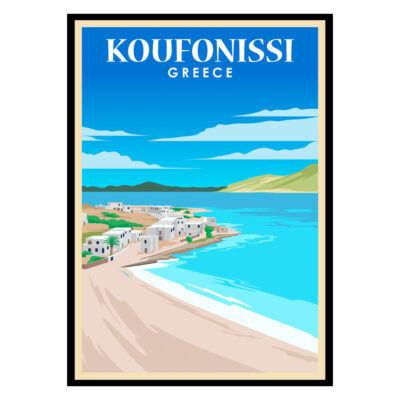 Koufonissi Cyclades Greece Poster