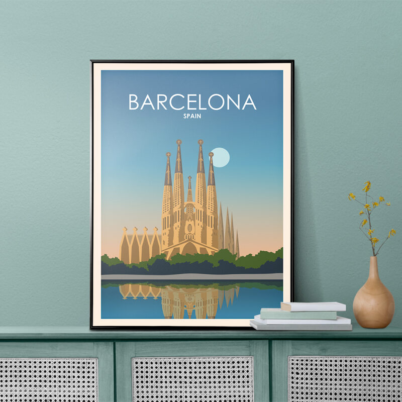 Barcelona Catalonia Spain Poster | Buy Posters & Art Prints at ...