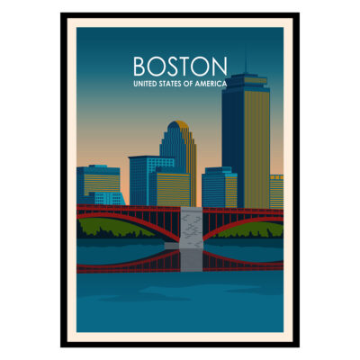 Boston Massachusetts USA Poster