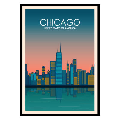 Chicago Illinois USA Poster
