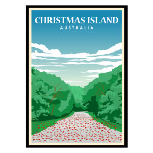 Christmas Island Australia Poster