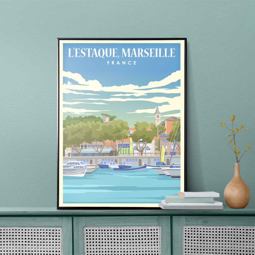 L’Estaque Marseille France Poster | Buy Posters & Art Prints at ...