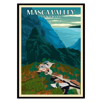 Masca Valley Tenerife Spain Poster